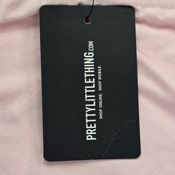 PrettyLittleThing Women's US 4 Basic Dusty Rose Cycle Pink Shorts - Picture 11 of 12